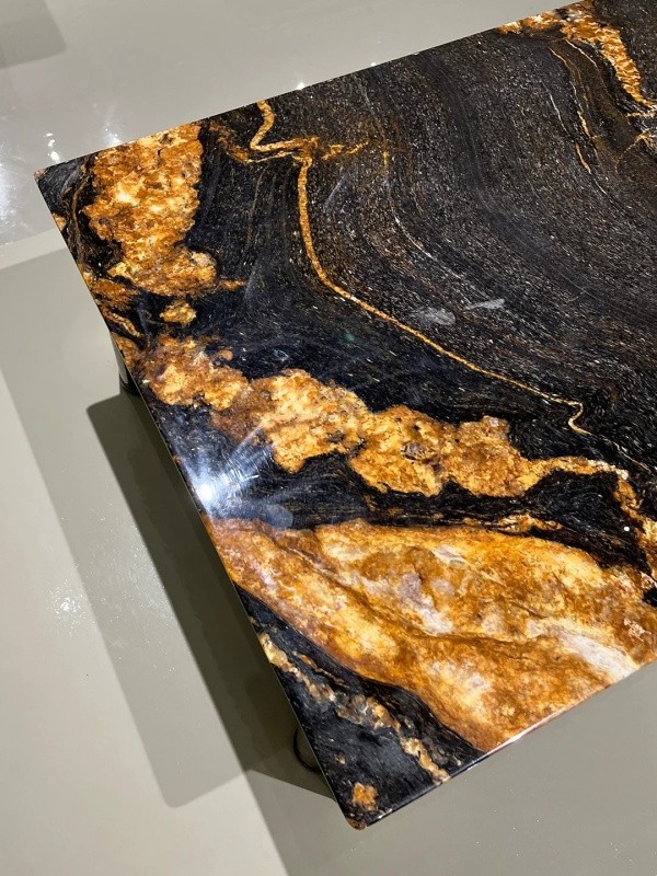 Brazil black and gold granite tables